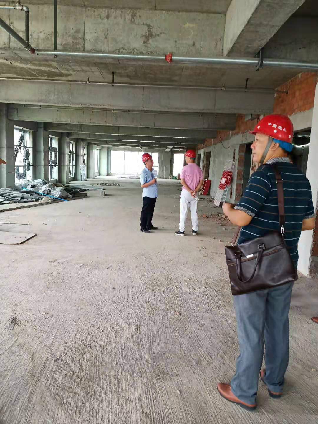 公司领导安庆项目指导工作